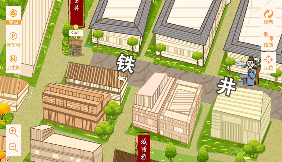 沙河口智慧景区：手绘地图与语音导览的完美融合